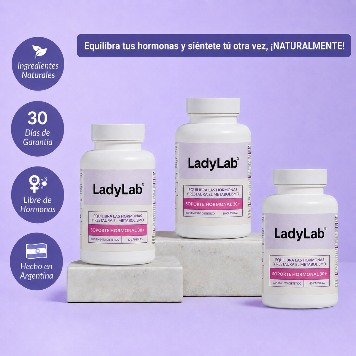 Apoyo hormonal para mayores de 30 años