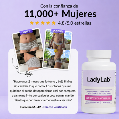 Apoyo hormonal para mayores de 30 años